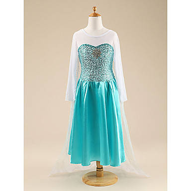 PRINCESS ELSA MASQUERADE/DRESS UP COSTUME/DRESS - MOVIE FROZEN AGE 5 - 6 YEARS